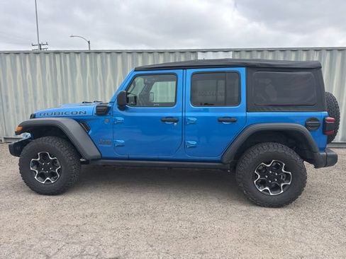 Used 2021 Jeep Wrangler Unlimited Rubicon 4xe w/ Steel Bumper Group AWD/4WD image 8