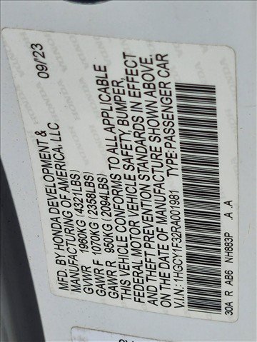 Used 2024 Honda Accord EX image 23
