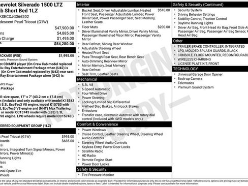 Used 2018 Chevrolet Silverado 1500 LTZ w/ Sport Package image 20