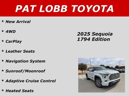 Used 2025 Toyota Sequoia 1794 Edition image 30