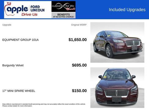 Used 2021 Lincoln Corsair AWD w/ Equipment Group 101A image 4