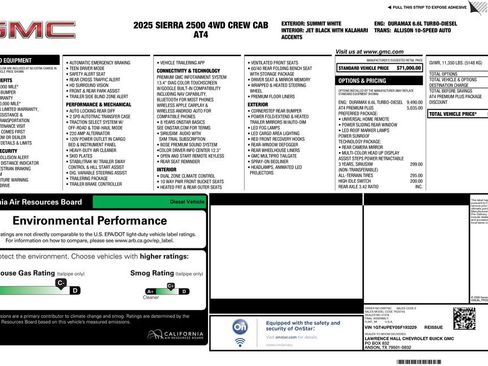 Used 2025 GMC Sierra 2500 AT4 w/ AT4 Premium Plus Package AWD/4WD image 3