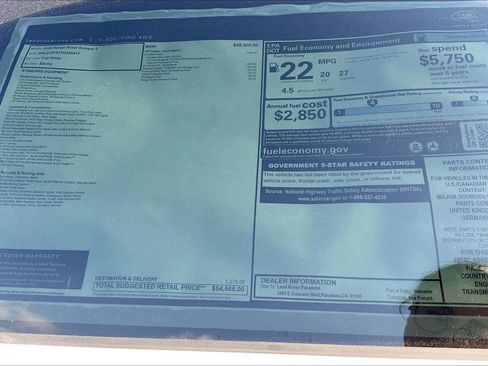 New 2026 Land Rover Range Rover Evoque S image 18