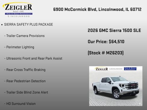 New 2026 GMC Sierra 1500 SLE w/ Preferred Package AWD/4WD image 18