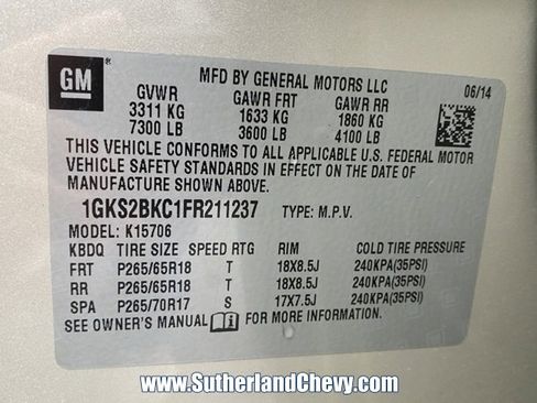 Used 2015 GMC Yukon SLT image 55