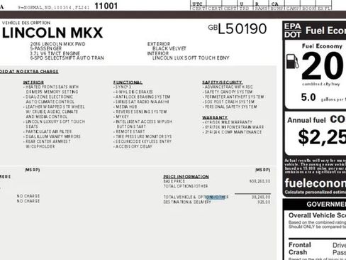 Used 2016 Lincoln MKX Premiere image 2