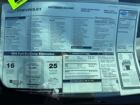 Used 2010 Chevrolet Camaro SS w/ RS Package image 20