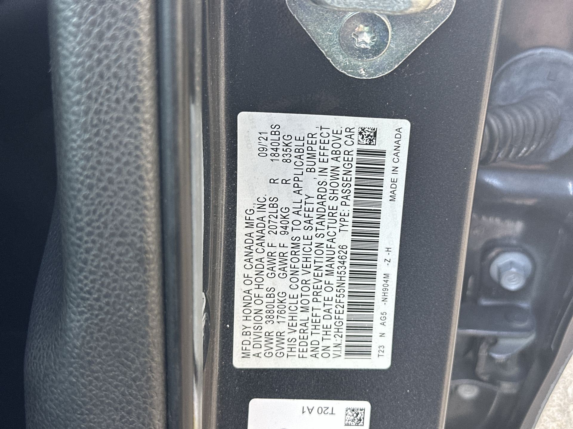 Used 2022 Honda Civic Sport image 32