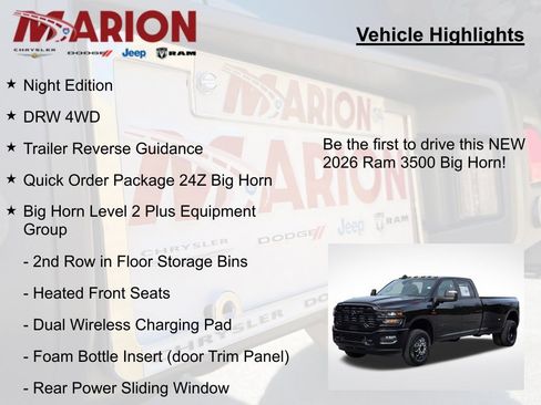 New 2026 RAM 3500 Big Horn AWD/4WD image 5