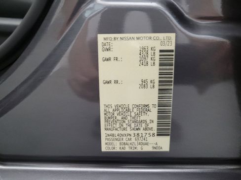 Used 2023 Nissan Altima 2.5 SV w/ SV Premium Package FWD image 33