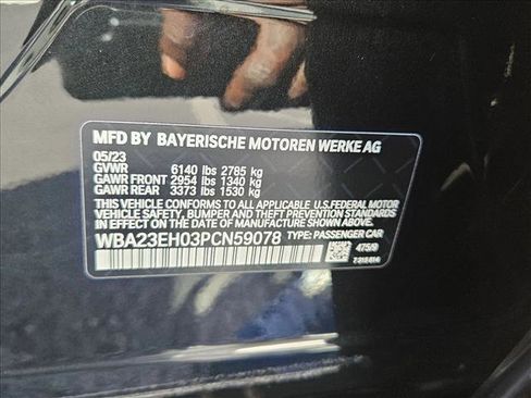 Certified 2023 BMW 740i w/ Parking Assistance Package RWD image 23