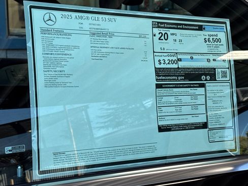 New 2025 Mercedes-Benz GLE 53 AMG AMG 53 image 30