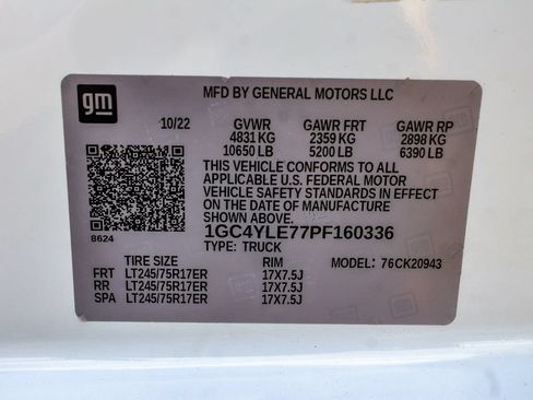 Used 2023 Chevrolet Silverado 2500 W/T w/ WT Fleet Convenience Package AWD/4WD image 14