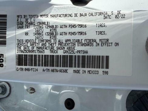 Used 2022 Toyota Tacoma SR5 RWD image 23