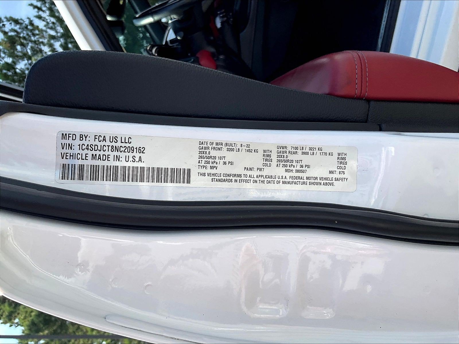 Used 2022 Dodge Durango R/T w/ Blacktop Package AWD/4WD image 18