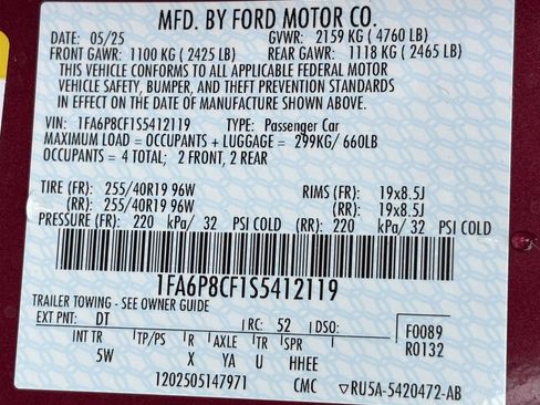 New 2025 Ford Mustang GT Premium image 28