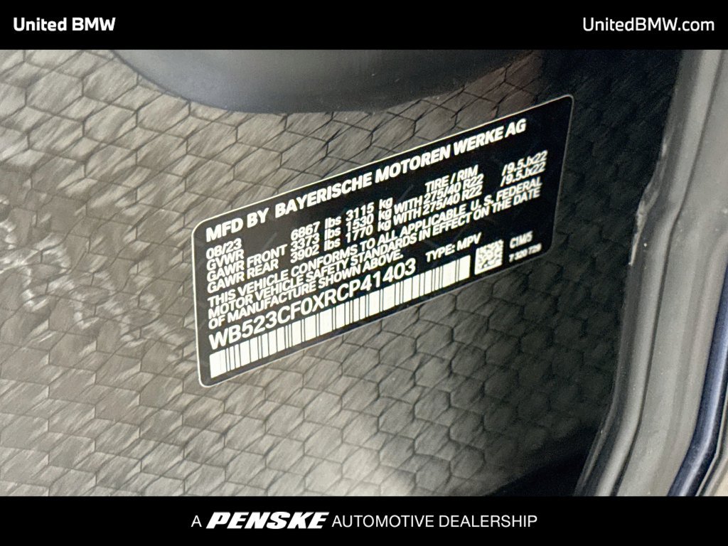 Used 2024 BMW iX xDrive50 w/ Premium Package AWD/4WD image 22