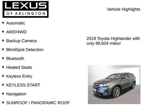 Used 2019 Toyota Highlander XLE image 7