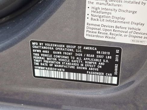 Used 2014 Volkswagen Passat TDI SE image 34