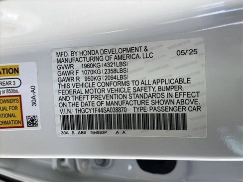 Certified 2025 Honda Accord SE image 25