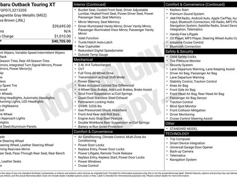 Used 2020 Subaru Outback Touring XT image 5