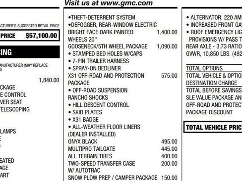 Used 2025 GMC Sierra 2500 SLE w/ SLE Value Package; image 2