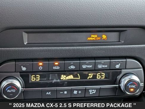 Used 2025 MAZDA CX-5 AWD 2.5 S w/ Preferred Package image 27