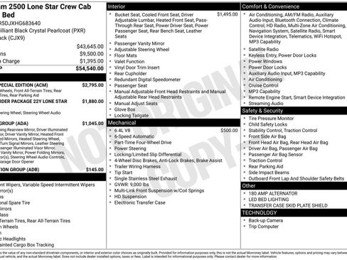 Used 2017 RAM 2500 Lone Star w/ Night Special Edition image 5