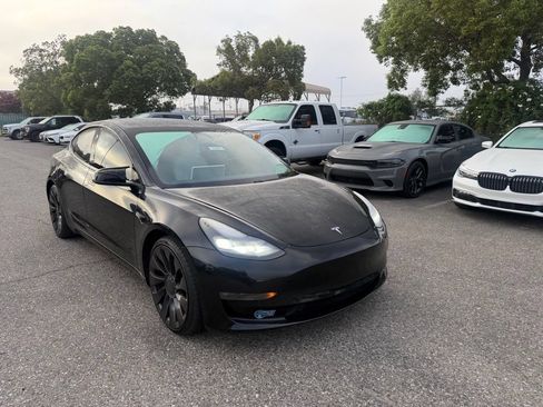 Used 2021 Tesla Model 3 Performance AWD/4WD image 2