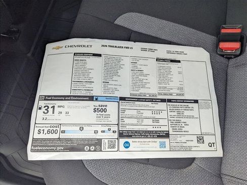 New 2026 Chevrolet TrailBlazer LS w/ LS Convenience Package FWD image 17