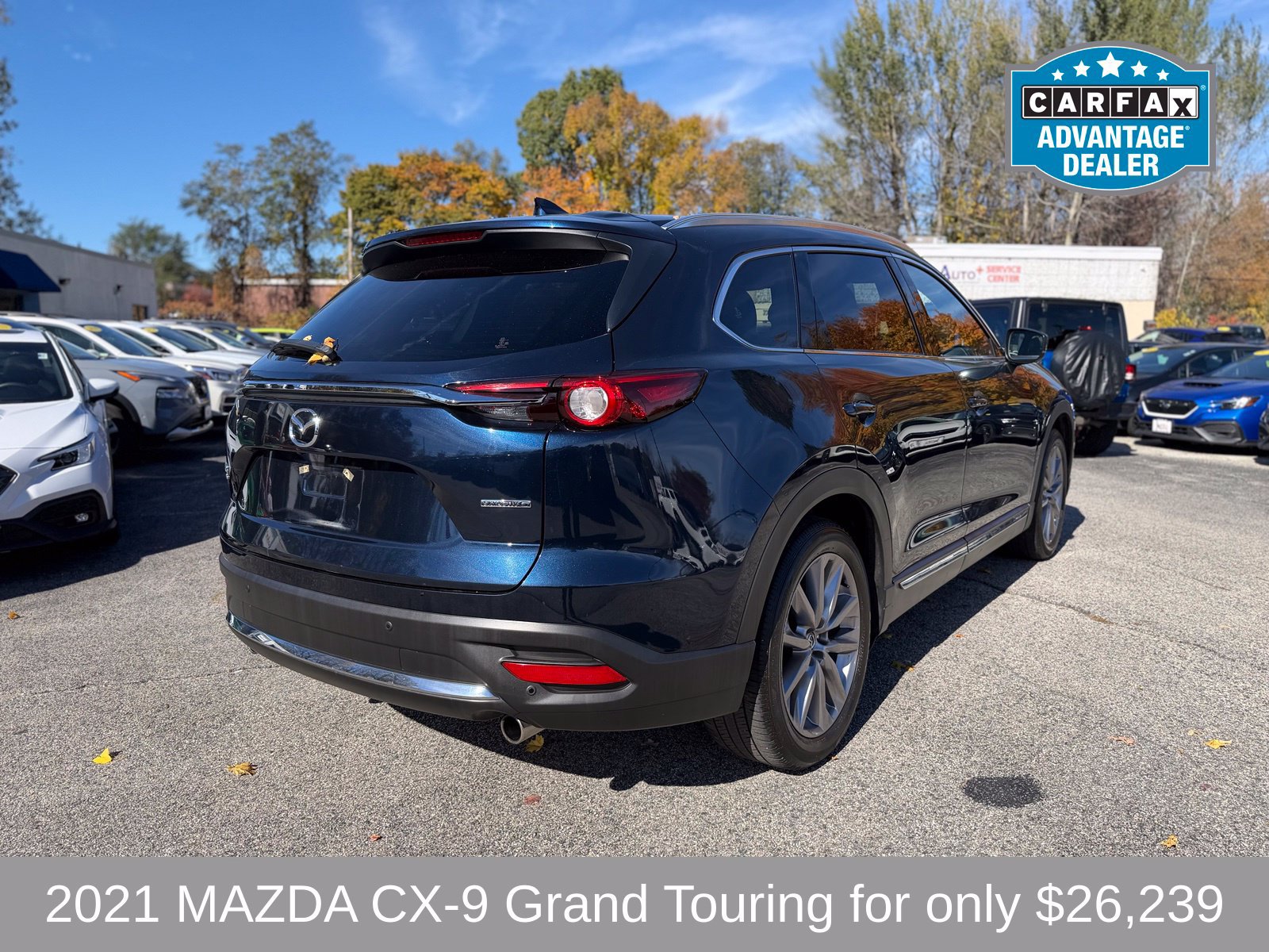 Used 2021 MAZDA CX-9 Grand Touring AWD/4WD image 3