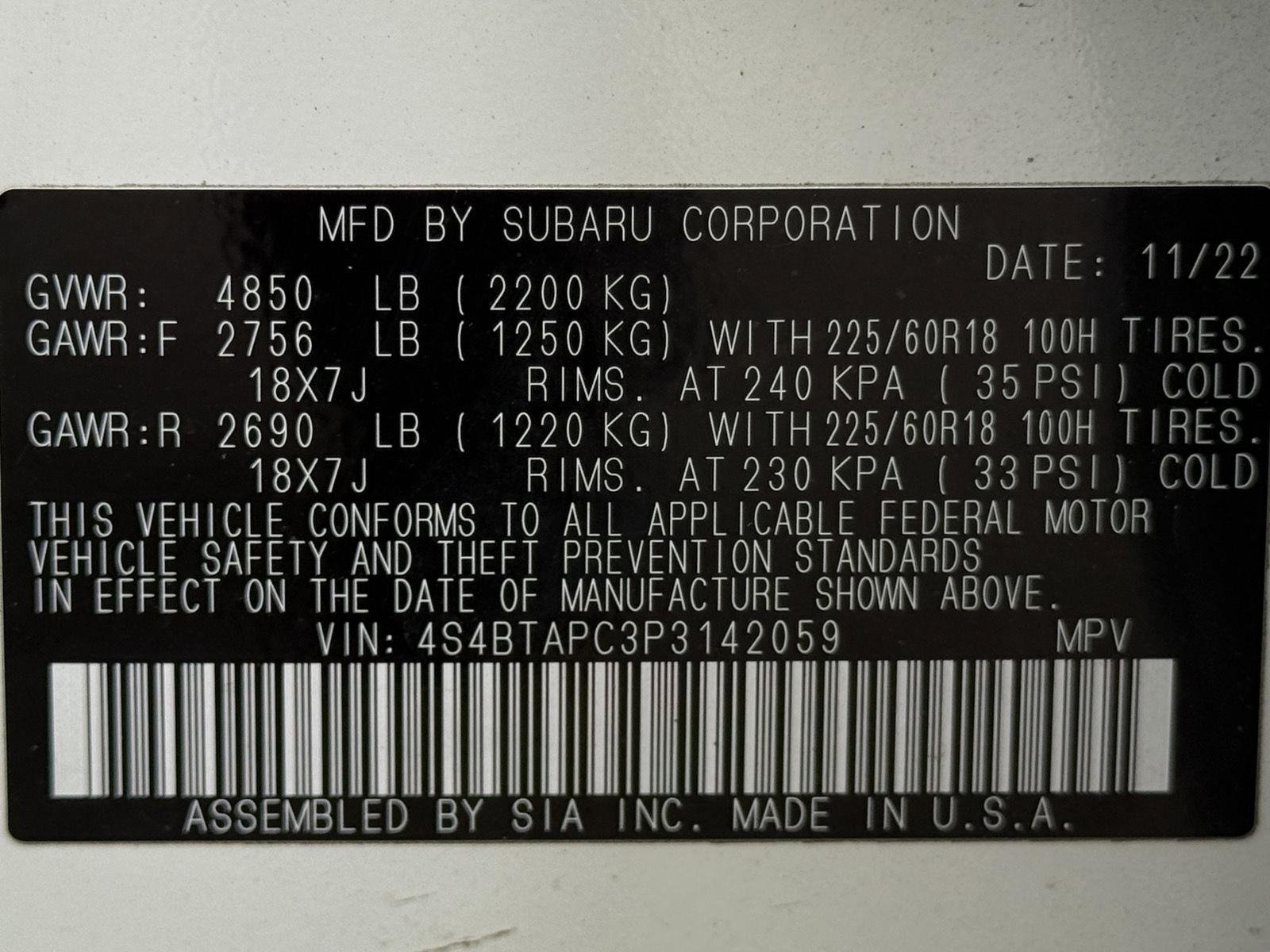 Used 2023 Subaru Outback Touring AWD/4WD image 44