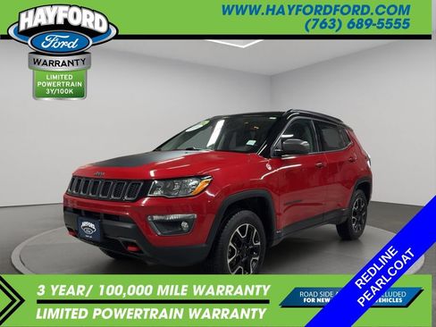 Used 2021 Jeep Compass Trailhawk AWD/4WD image 1