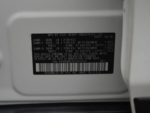Used 2016 Subaru Outback 2.5i Limited AWD/4WD image 55