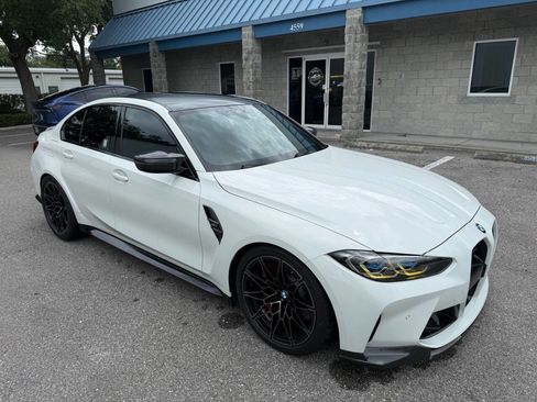 Used 2024 BMW M3 w/ M Carbon Exterior Package RWD image 13