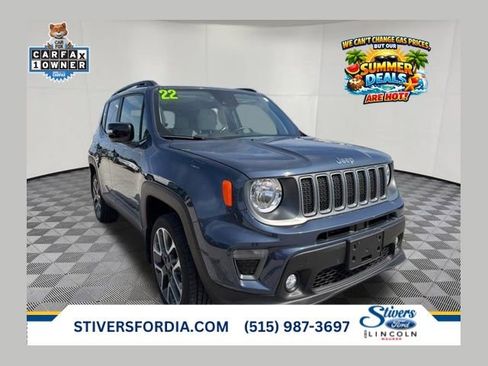 Used 2022 Jeep Renegade Limited w/ Sun, Sound & Wheels Group AWD/4WD image 1