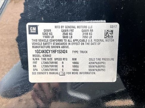 Used 2017 Chevrolet Silverado 3500 LTZ w/ Duramax Plus Package AWD/4WD image 19
