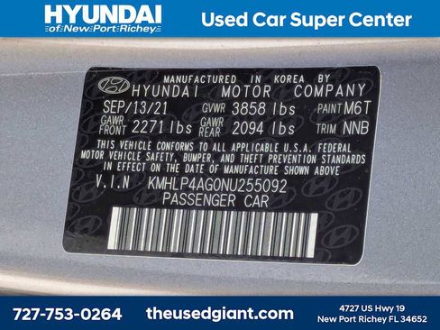 Used 2022 Hyundai Elantra Limited w/ Cargo Package FWD image 38