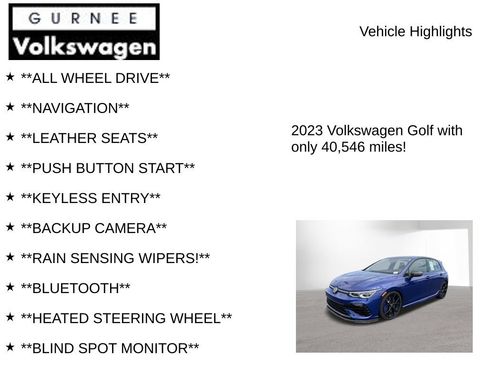 Used 2023 Volkswagen Golf 20th Anniversary Edition AWD/4WD image 7
