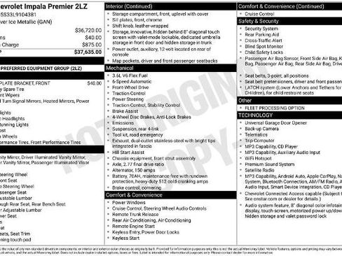 Used 2020 Chevrolet Impala Premier FWD image 13