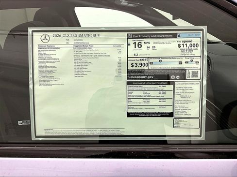 New 2026 Mercedes-Benz GLS 580 4MATIC image 17