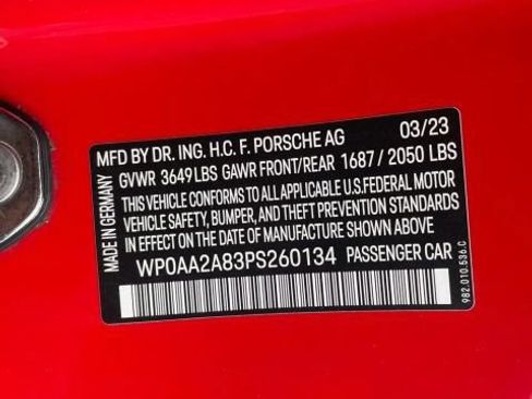 Used 2023 Porsche 718 Cayman w/ 718 T Interior Package RWD image 16