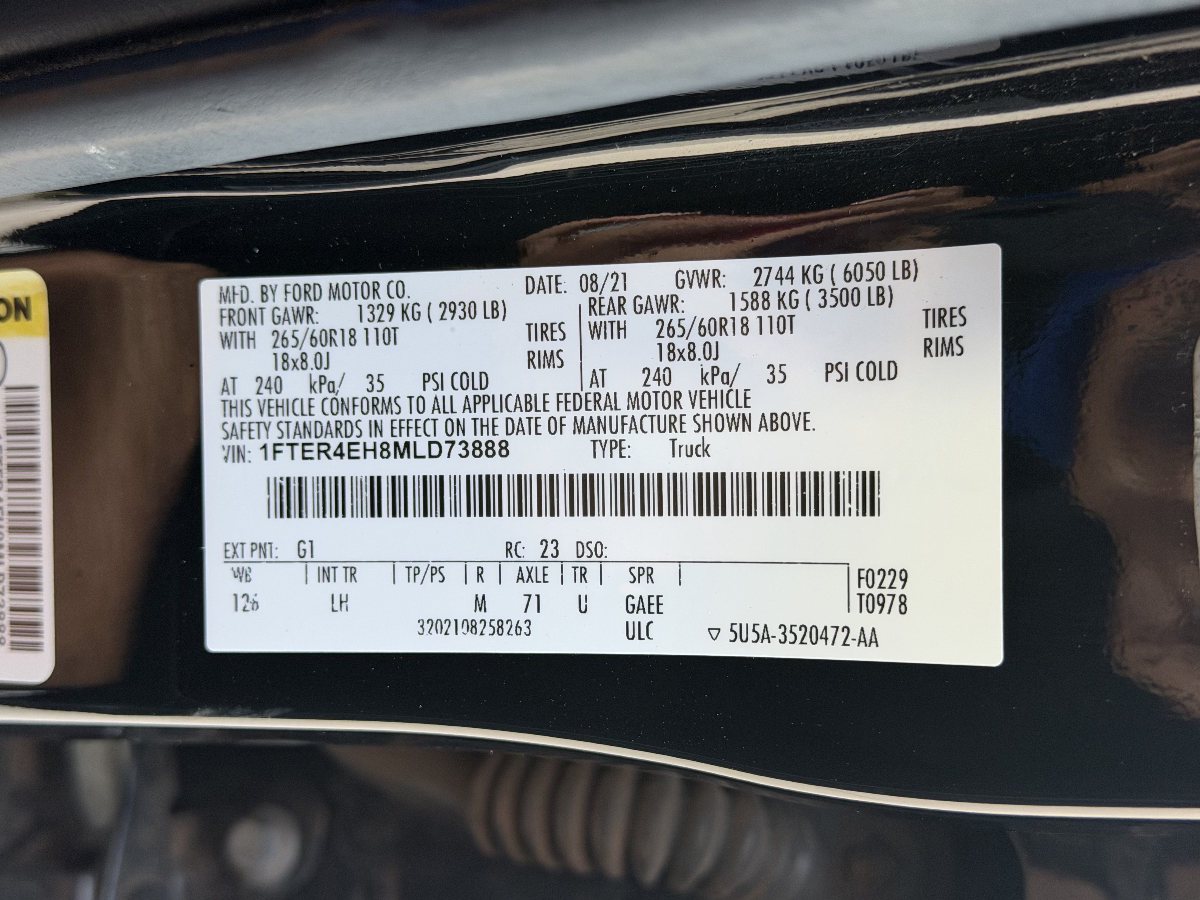 Used 2021 Ford Ranger XLT w/ Equipment Group 301A Mid RWD image 13