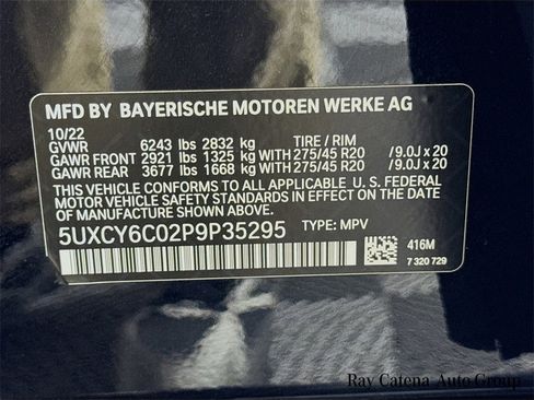 Certified 2023 BMW X6 xDrive40i w/ M Sport Package image 34