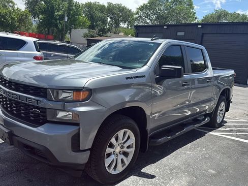 Used 2021 Chevrolet Silverado 1500 Custom w/ LPO, Dark Essentials Package AWD/4WD image 2