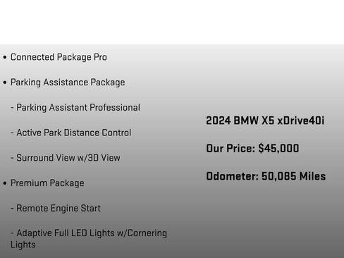 Used 2024 BMW X5 xDrive40i w/ Premium Package image 6