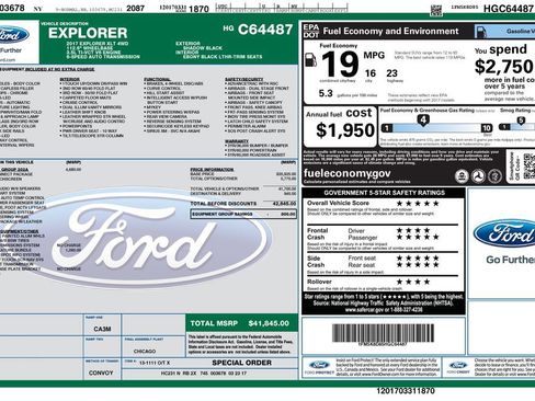 Used 2017 Ford Explorer XLT w/ Equipment Group 202A AWD/4WD image 23