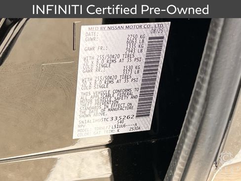 Certified 2026 INFINITI QX60 Autograph w/ Dark Cargo Package image 31