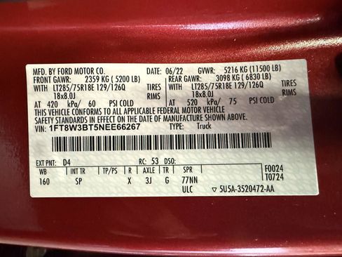 Certified 2022 Ford F350 King Ranch w/ Tremor Off-Road Package image 28