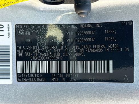 Used 2019 Toyota Sienna LE FWD image 39